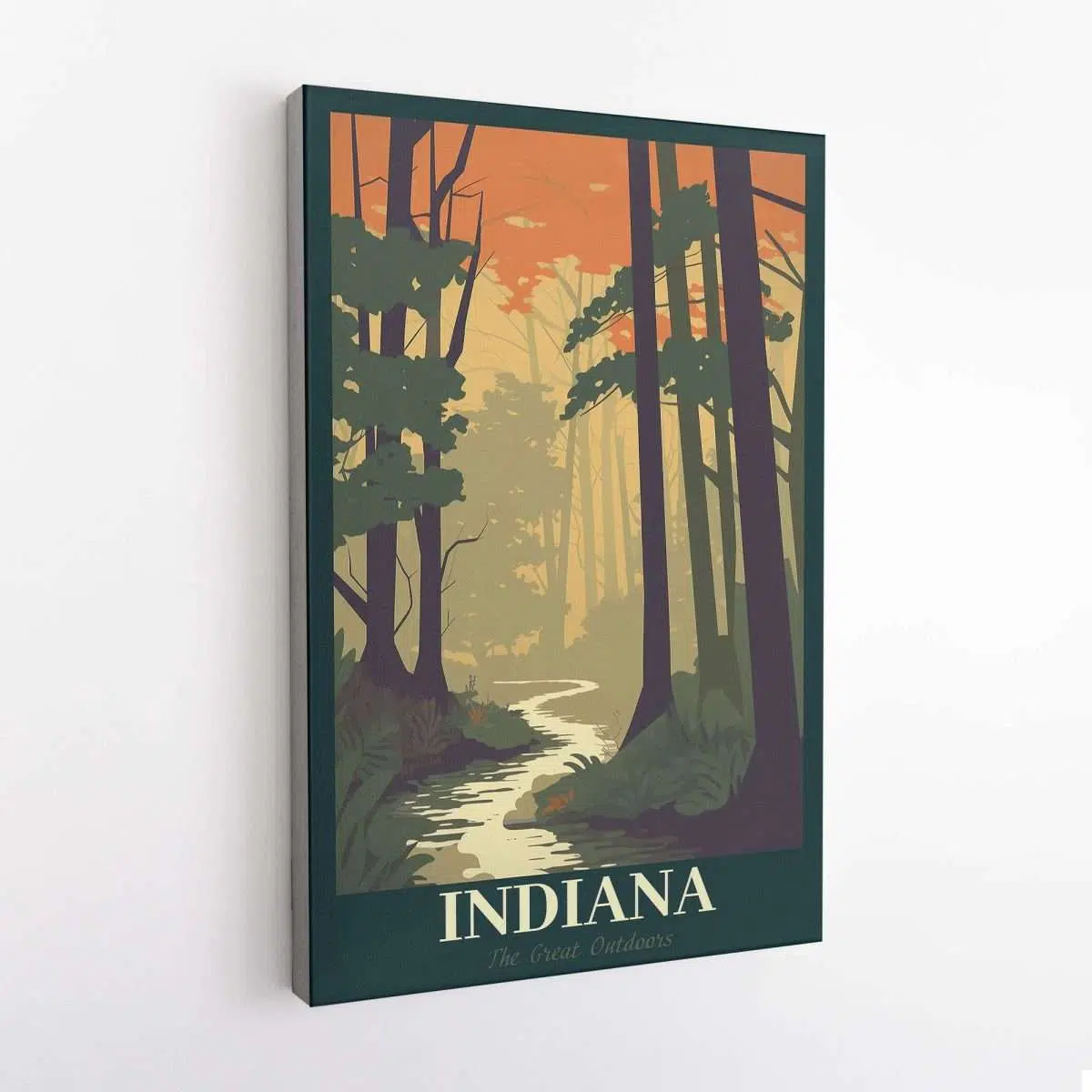 Indiana The Great Outdoors Canvas