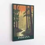 Indiana The Great Outdoors Canvas