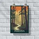 Indiana The Great Outdoors Poster