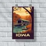 Iowa Hawkeye State Poster