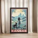 Kansas The Land Of Oz Framed Poster