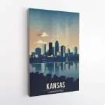 Kansas UNITED STATES Canvas