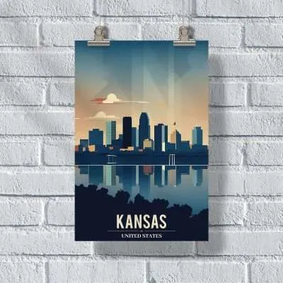 Kansas UNITED STATES Poster