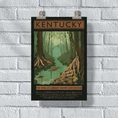 Kentucky Mammoth Cave Poster