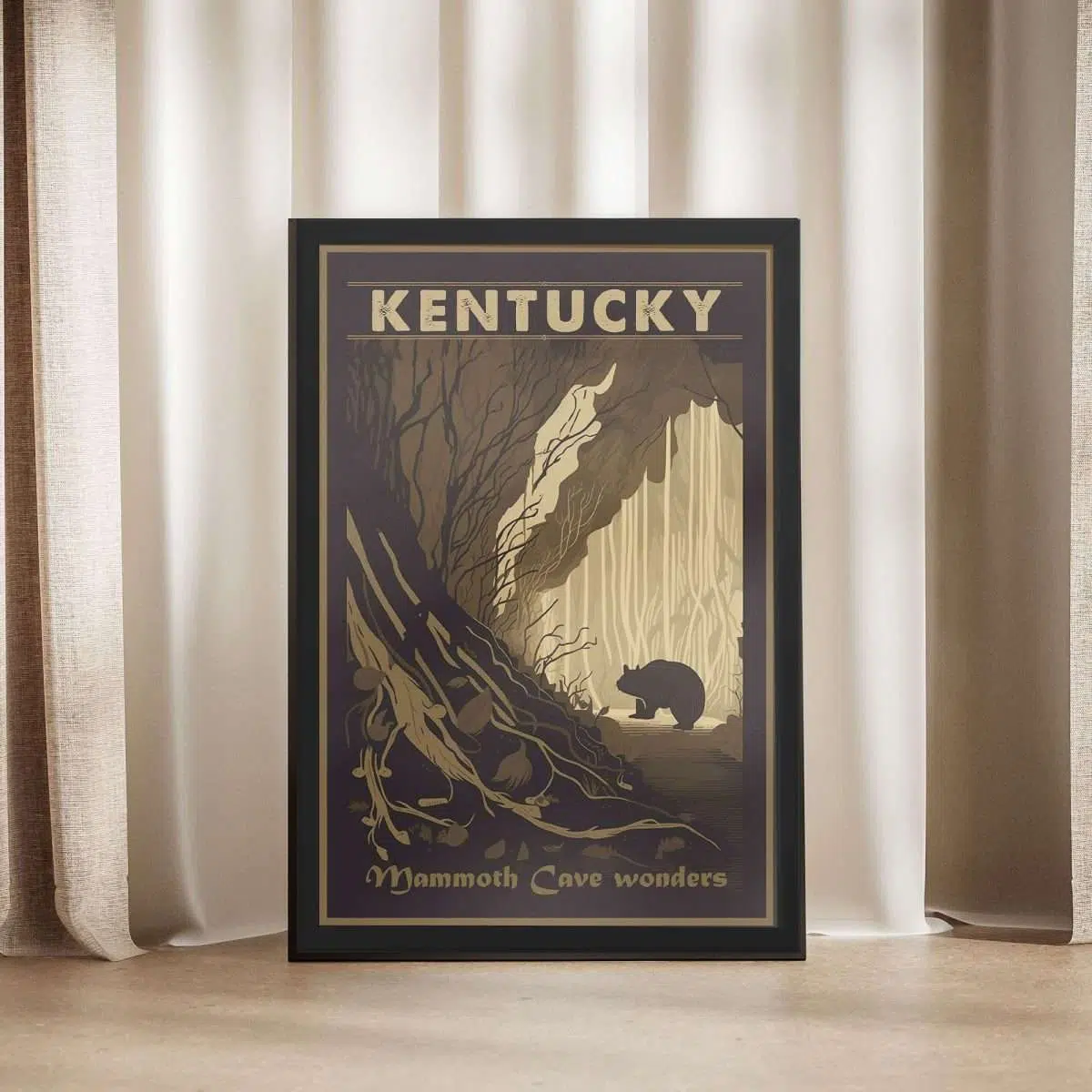 Kentucky Mammoth Cave Wonders Framed Poster