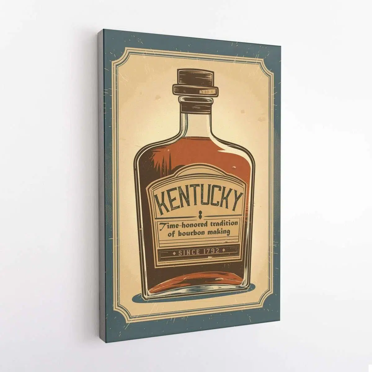 Kentucky Time Honored Tradition Of Bourbon Making Canvas