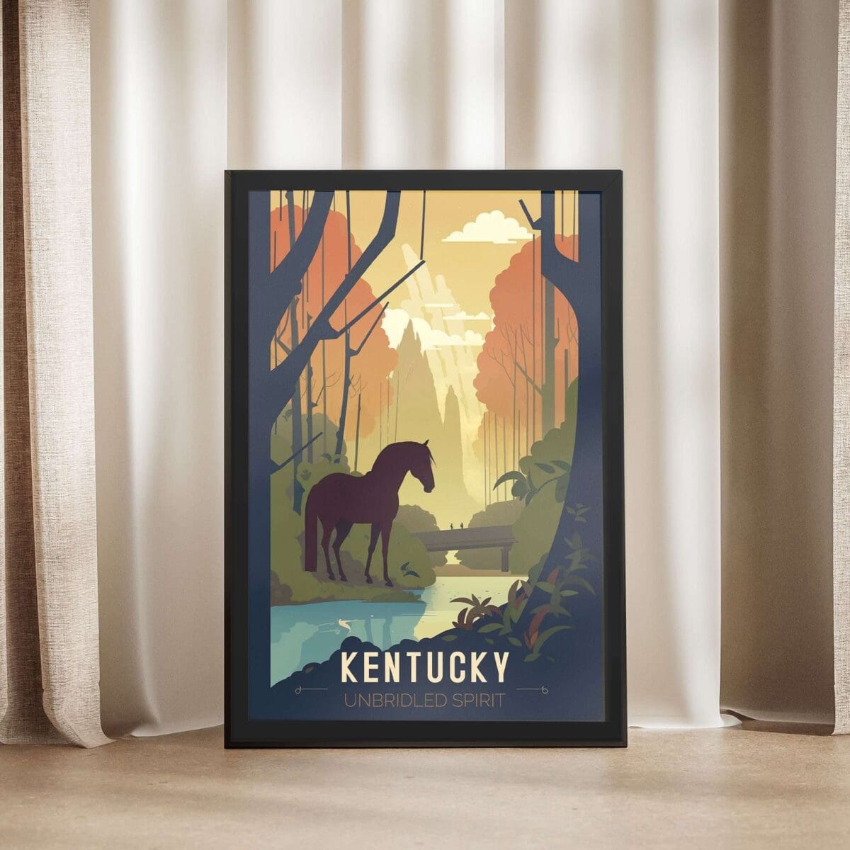 Kentucky Unbridled Spirit Framed Poster