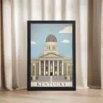 Kentucky Capitol Framed Poster