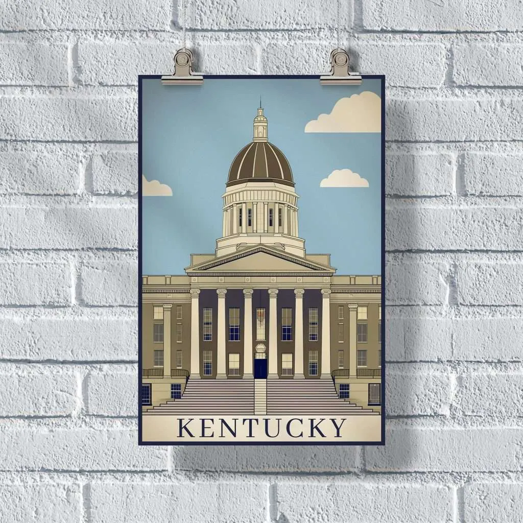 Kentucky Capitol Poster