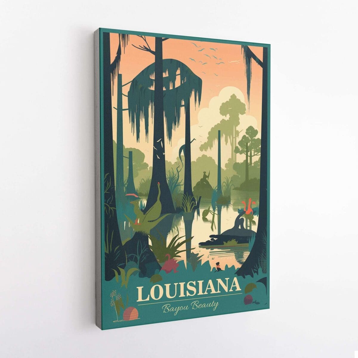 Louisiana Bayou Beauty Canvas