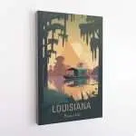 Louisiana Bayou Life Canvas