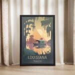 Louisiana Bayou Life Framed Poster