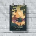 Louisiana Bayou Life Poster