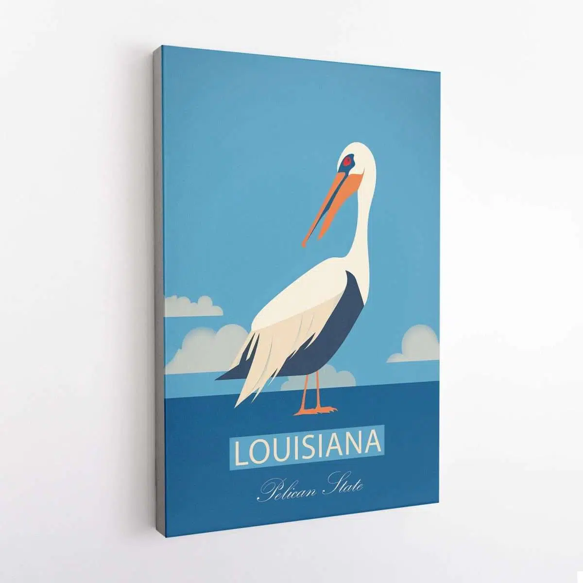 Louisiana Pelican State 2 Canvas