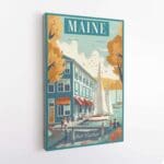 Maine Bar Harbor Canvas