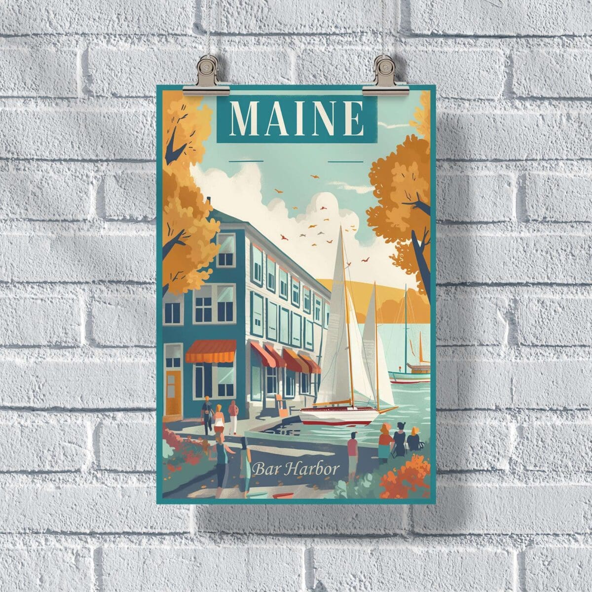 Maine Bar Harbor Poster