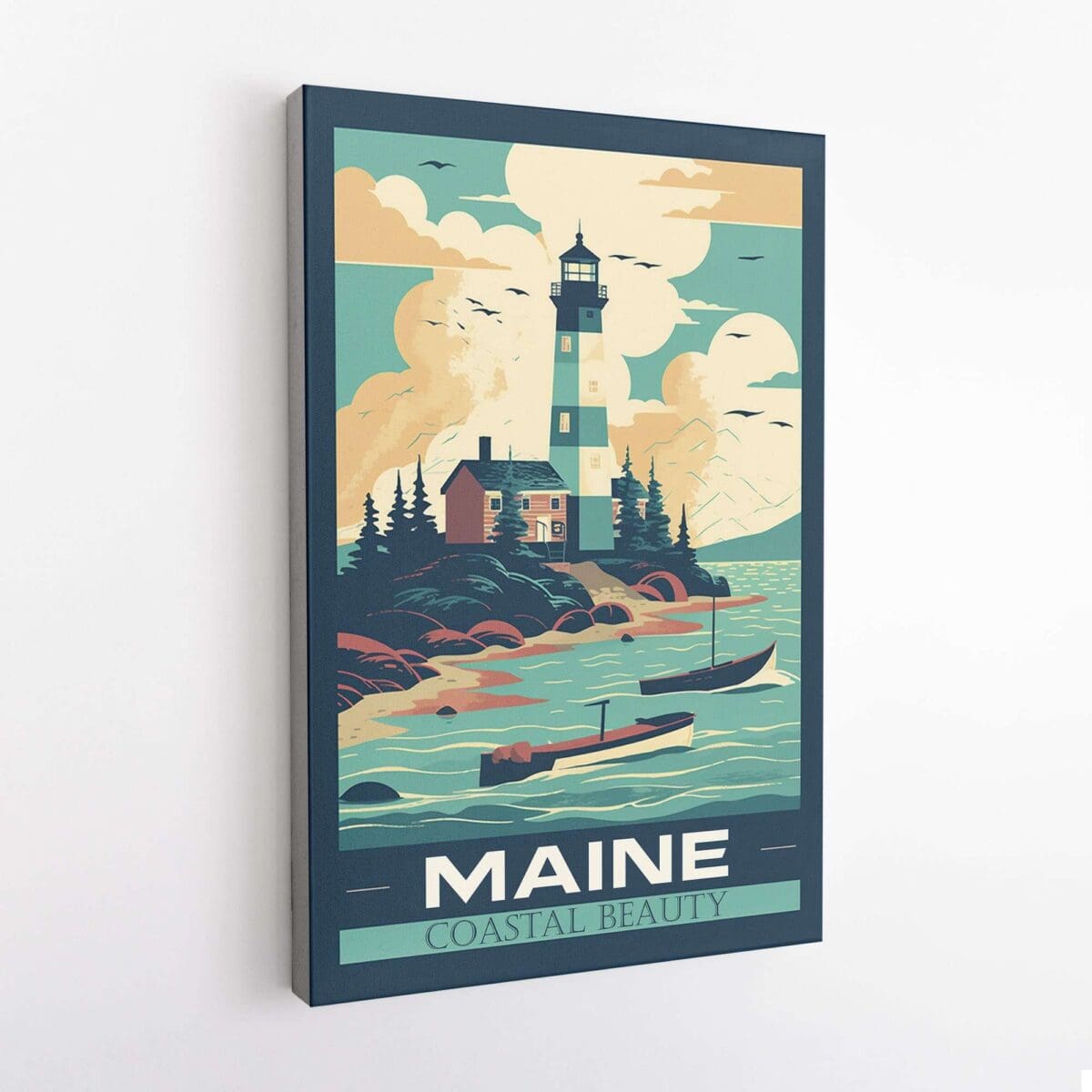 Maine Coastal Beauty Canvas