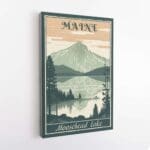 Maine Moosehead Lake Canvas