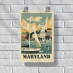 Maryland Annapolis Harbor Poster