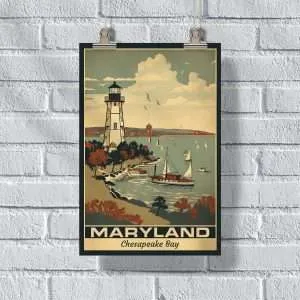 Maryland Chesapeake Bay Poster