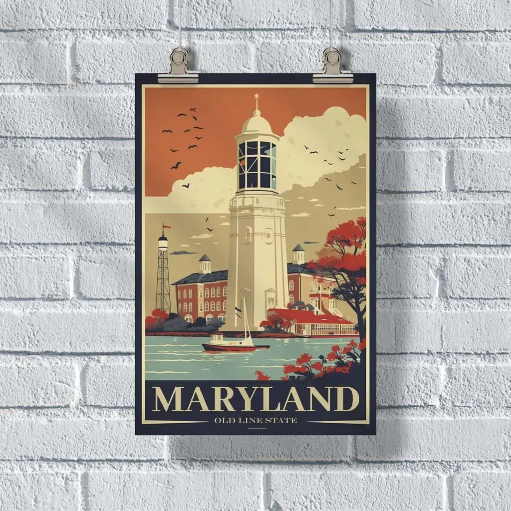 Maryland Old Line State Poster