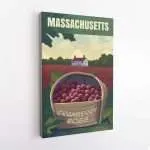 Massachusetts Cranberry Bogs Canvas