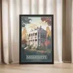 Mississippi Natchez Trace Parkway Framed Poster