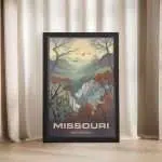 Missouri Ozark Mountains Framed Poster