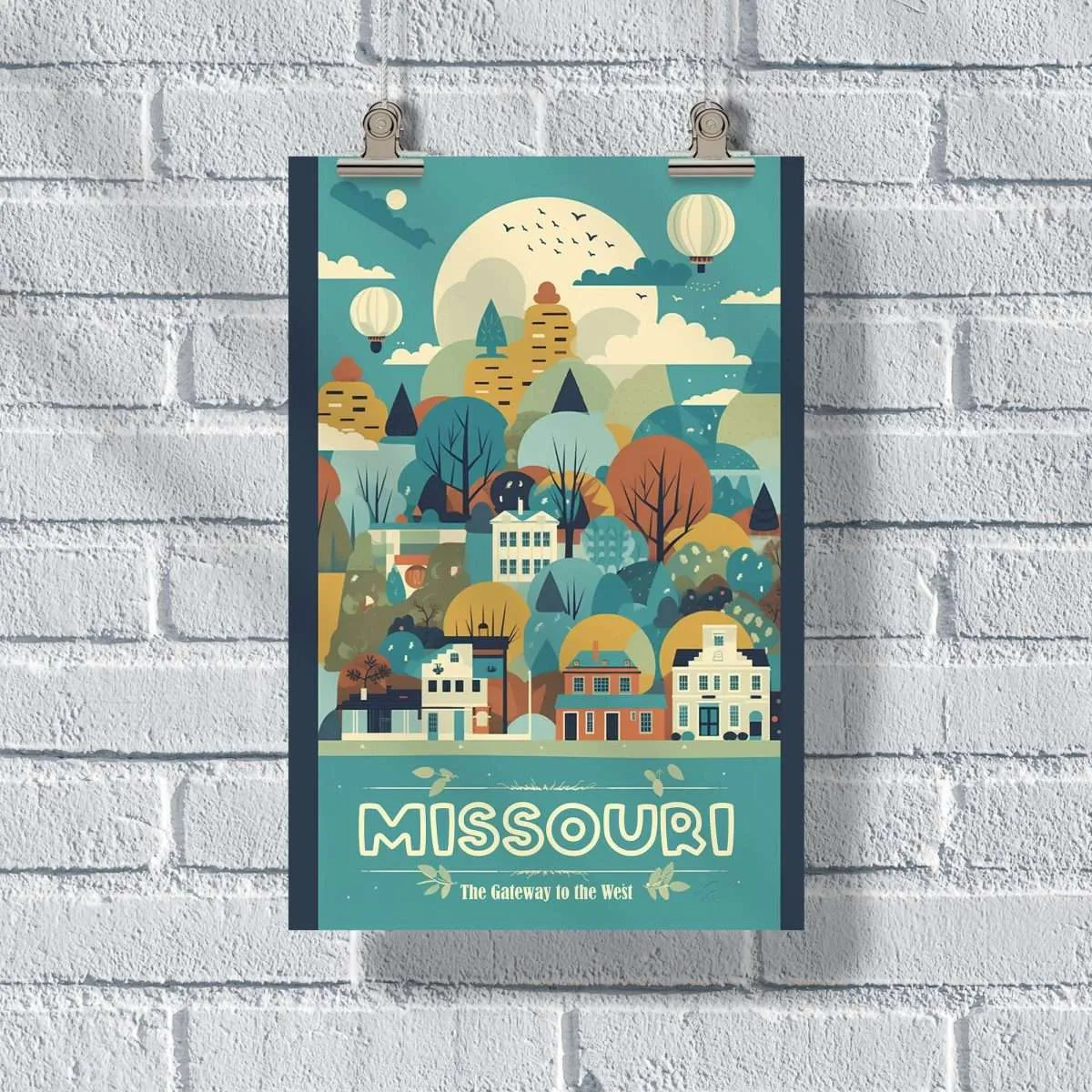 Missouri The Gateway To The West Poster