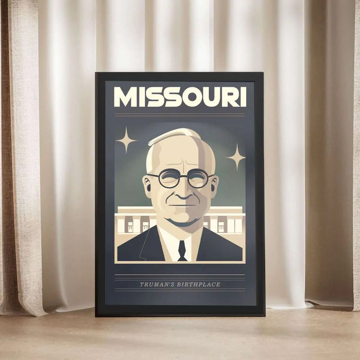 Missouri Truman's Birthplace Framed Poster