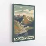 Montana Beartooth Pass Canvas