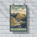 Montana Beartooth Pass Poster