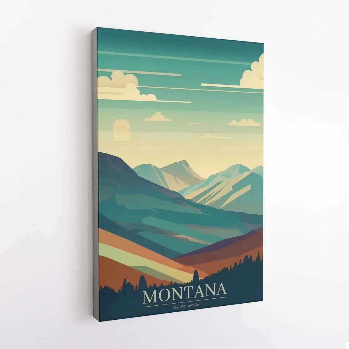 Montana Big Sky Country Canvas