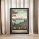 Montana Outdoor Adventure Awaits Framed Poster