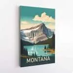 Montana Welcome To Adventure Canvas