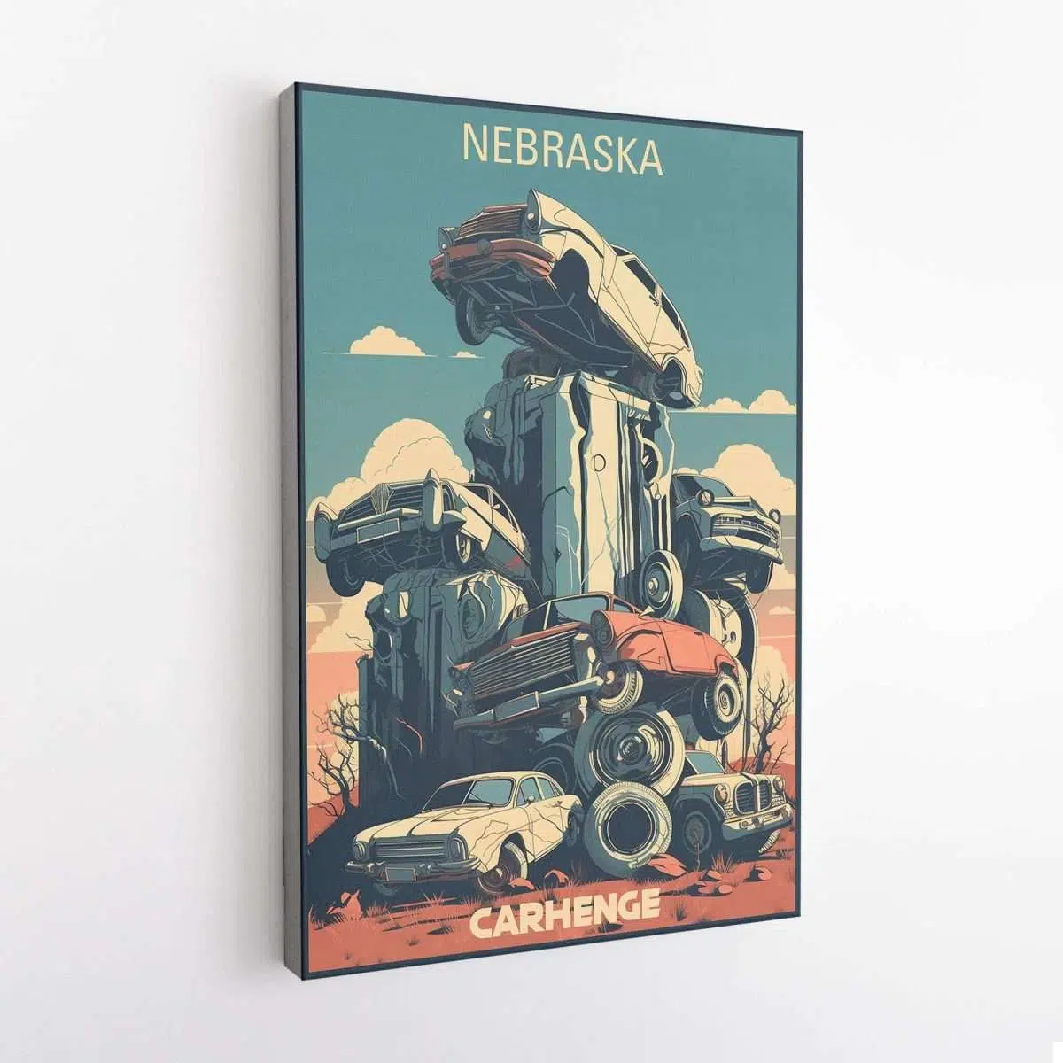 Nebraska Carhenge Canvas