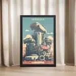 Nebraska Carhenge Framed Poster