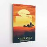 Nebraska Discover Great Plains Canvas