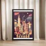 Nevada Bright Lights, Big City Framed Poster