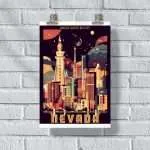 Nevada Bright Lights, Big City Poster