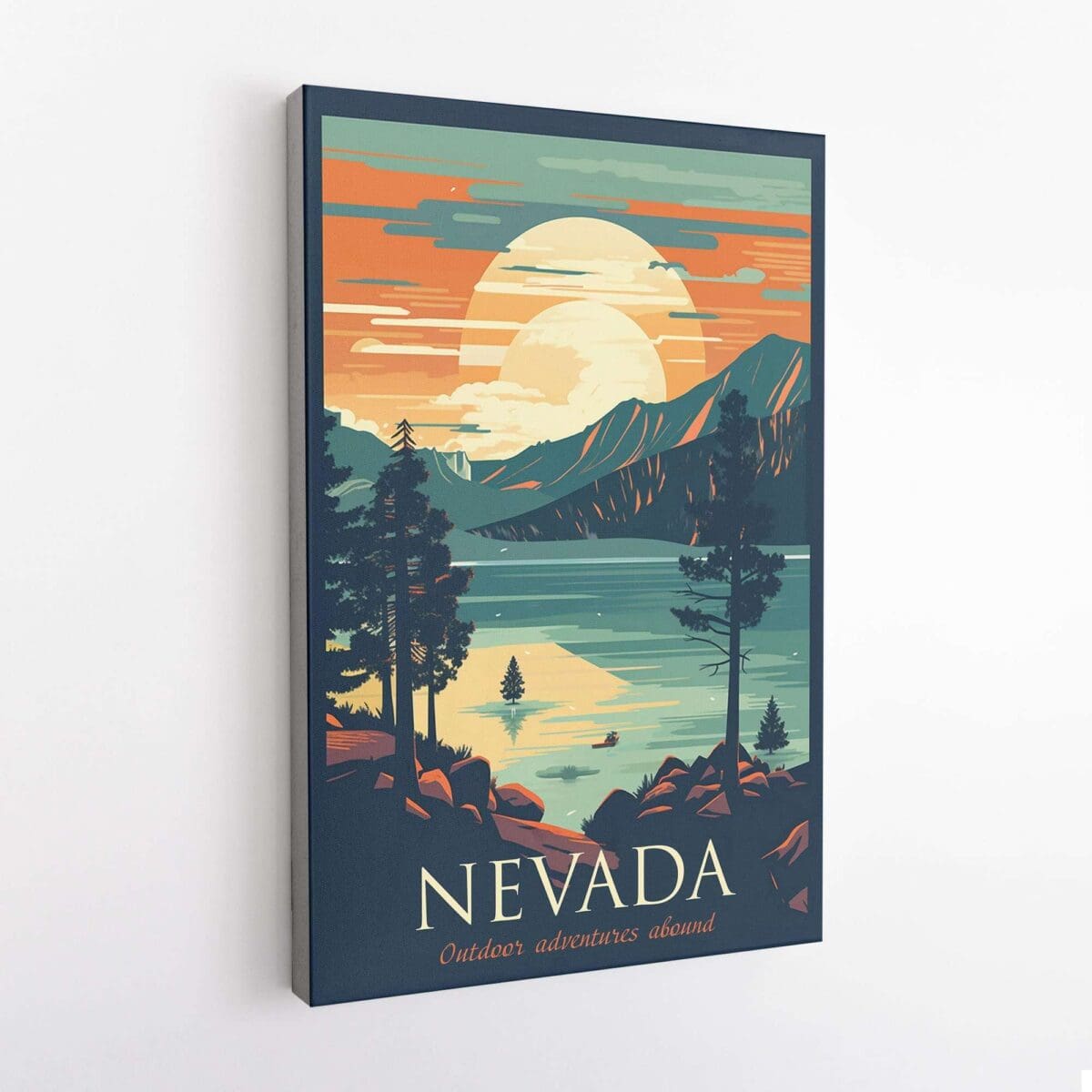 Nevada Outdoor Adventures Abound Canvas