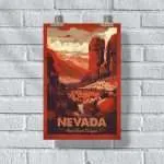 Nevada Red Rock Canyon Poster