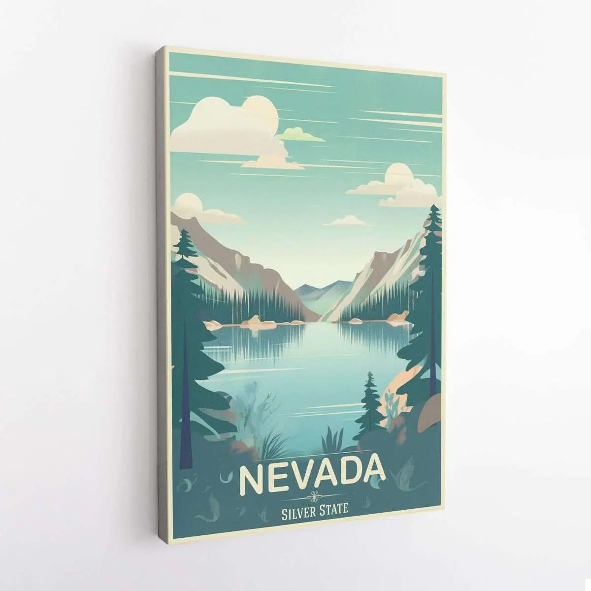 Nevada Silver State Canvas