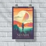 Nevada Welcome To Adventure Poster