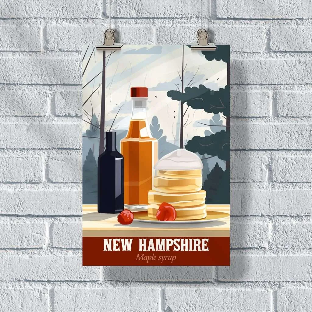 New Hampshire Maple Syrup Poster