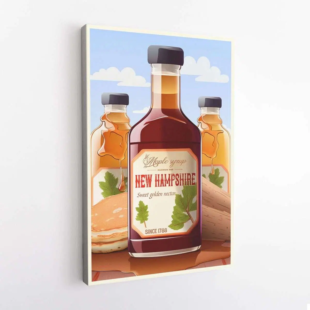 New Hampshire Maple Syrup Since 1788 Canvas