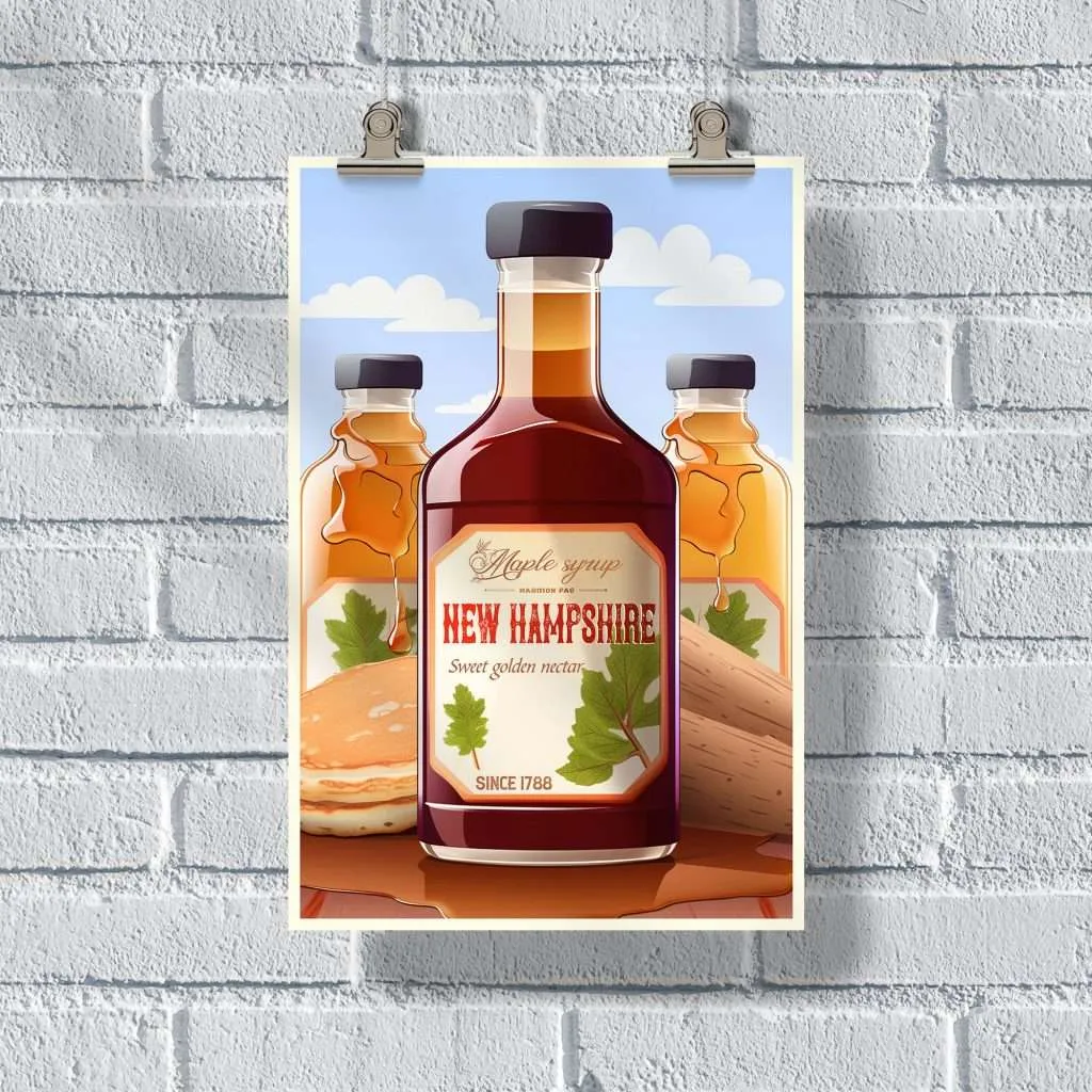 New Hampshire Maple Syrup Since 1788 Poster