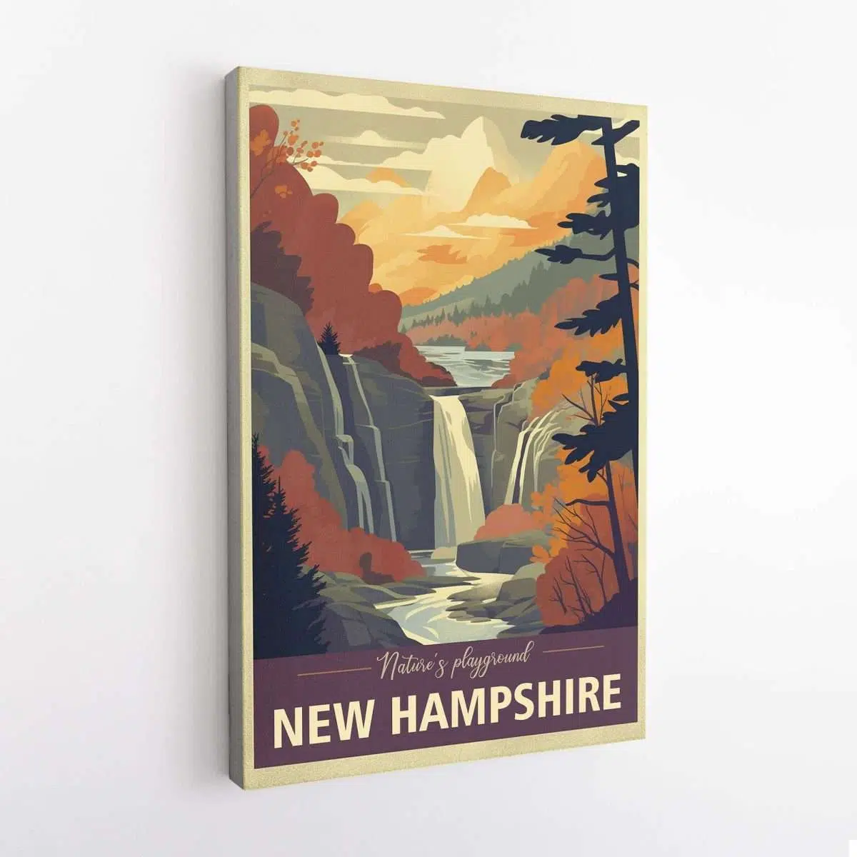 New Hampshire Nature's Playground Canvas