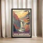 New Hampshire Nature's Playground Framed Poster