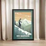 New Hampshire Outdoor Adventures Framed Poster